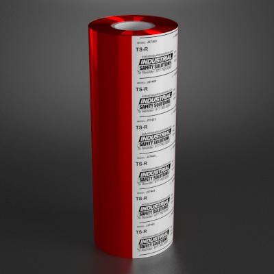 6.8in x 984ft Red SafetyPro 9G Ribbon Ink