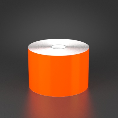 Detail view for 3" x 70ft Orange Fluorescent Vinyl Tape