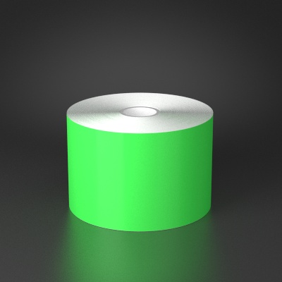 Detail view for 3" x 70ft Green Fluorescent Vinyl Tape