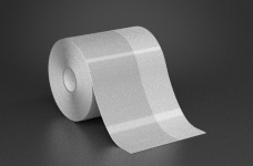 4in x 70ft Wire wraps with 1.5in printable white stripe