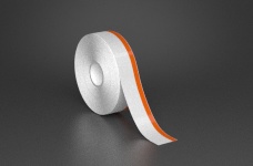 1in x 70ft Wire wraps with 0.25in printable orange stripe
