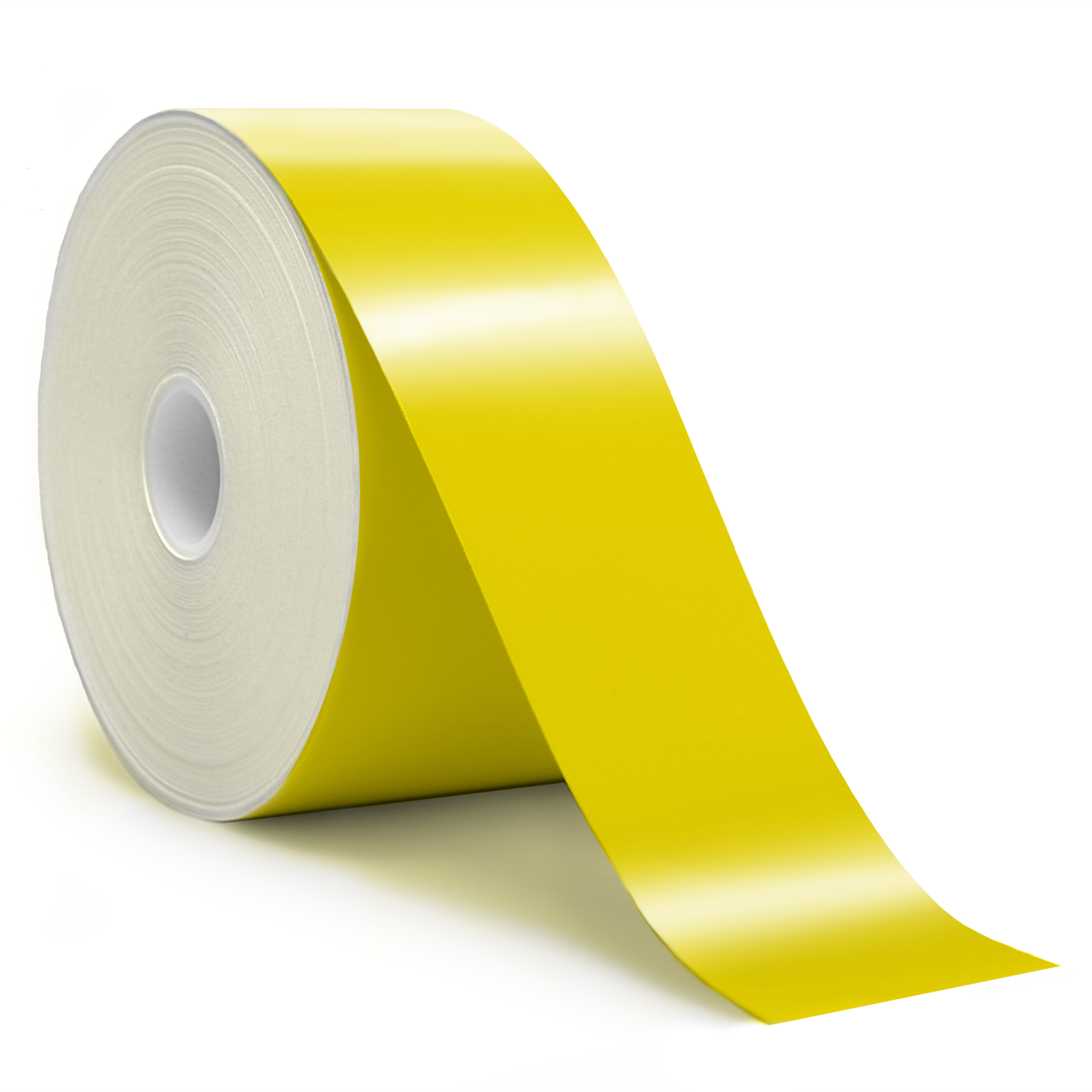 Detail view for 2" x 150ft Yellow Premium Vinyl Labeling Tape