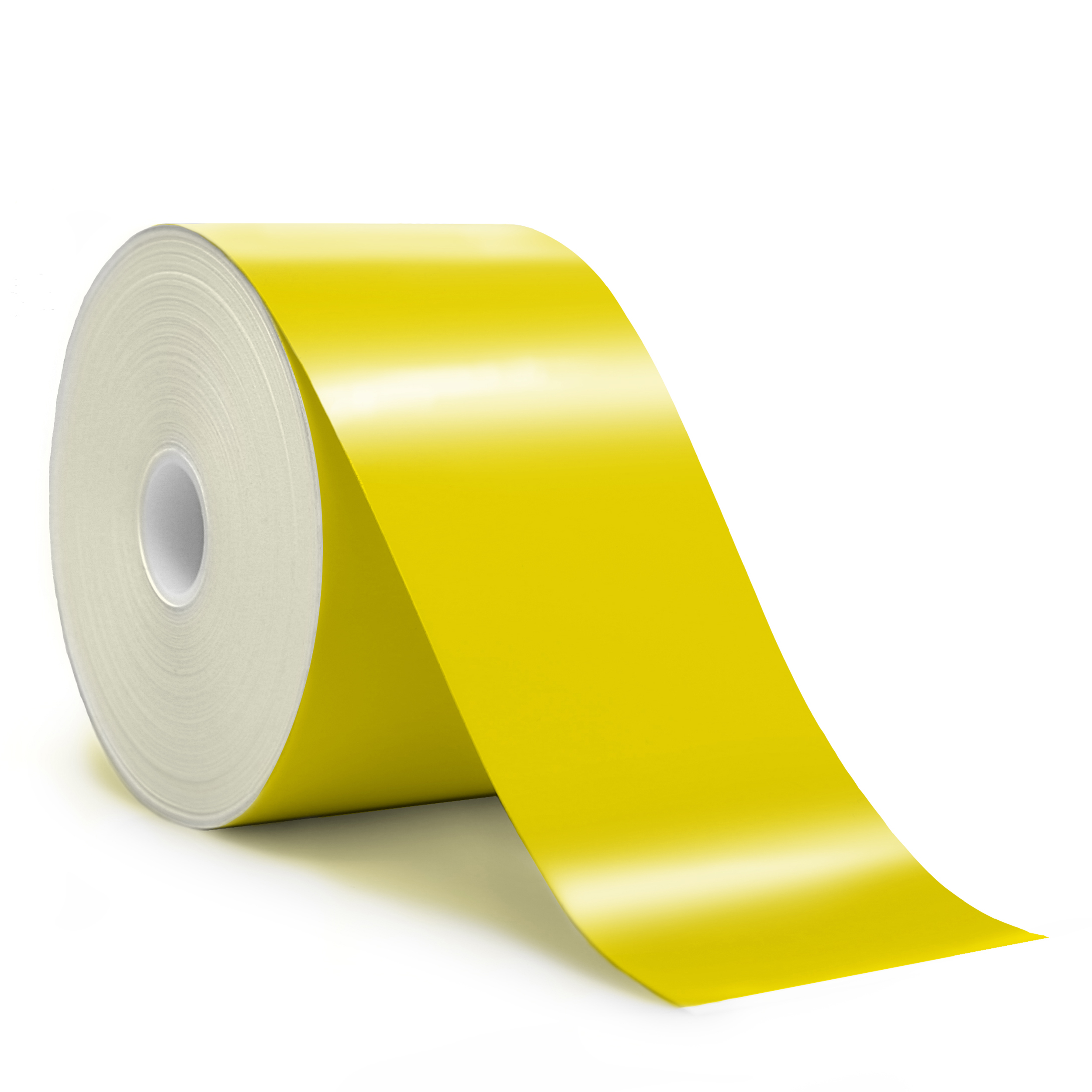 Detail view for 3" x 150ft Yellow Premium Vinyl Labeling Tape