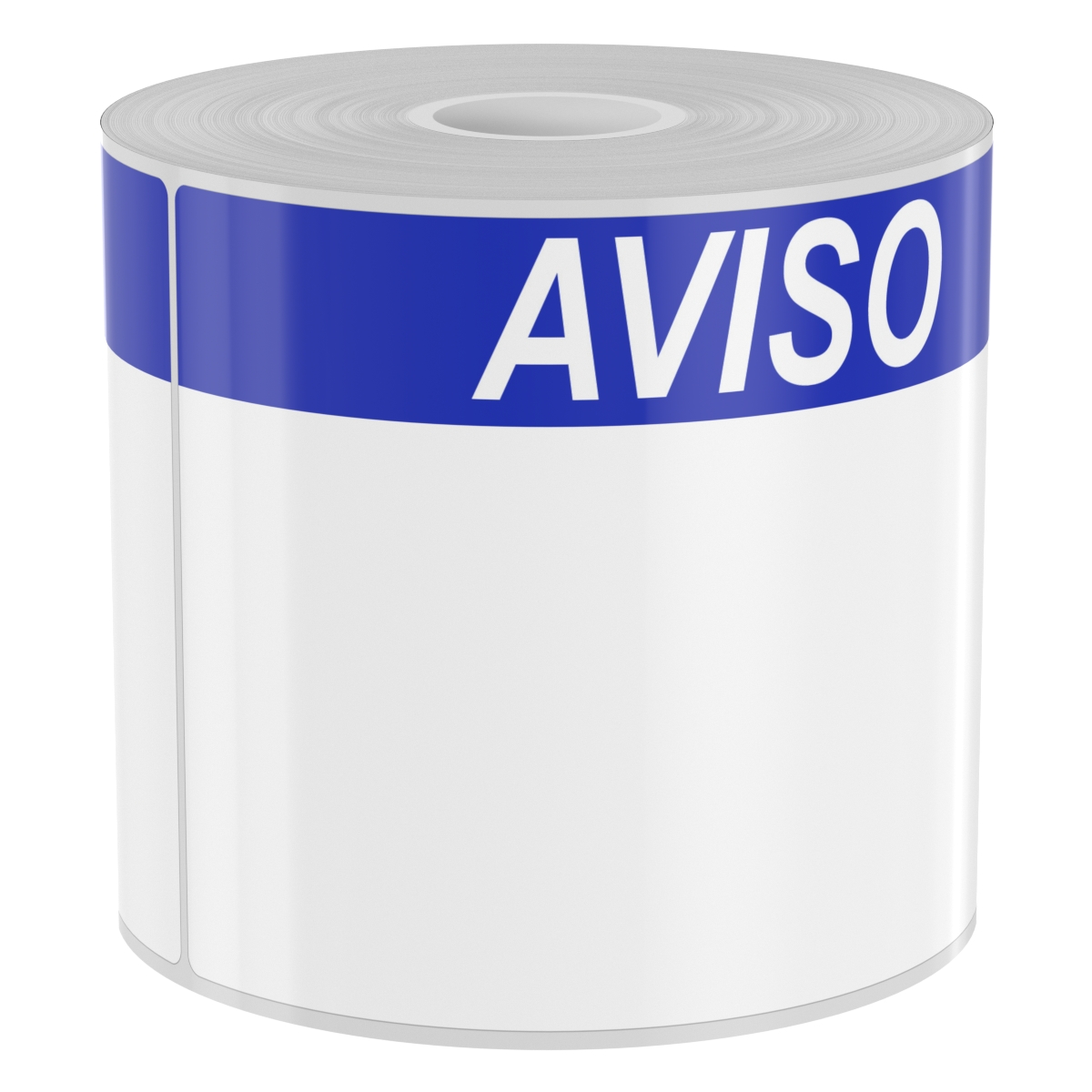 Detail view for 250 4" x 6" Labels with Blue AVISO Header