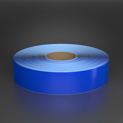 Detail view for Superior Mark 2" x 100ft Beveled Blue Floor Tape