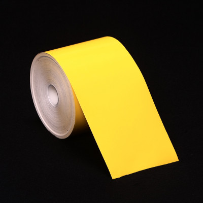 4 inch(100mm) Industrial Grade Colored Vinyl Tape ,Yellow [12 Rolls]