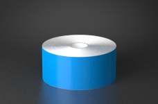 2in x 70ft Blue Fluorescent Vinyl Tape