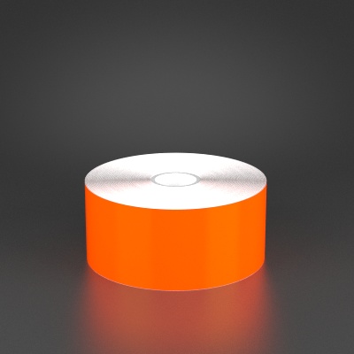 Detail view for 2" x 70ft Orange Fluorescent Vinyl Tape