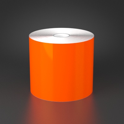 4in x 70ft Orange Fluorescent Vinyl Tape
