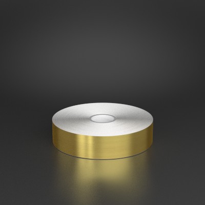 1in x 150ft Brushed Gold Metalized Film