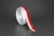 1in x 70ft Wire wraps with 0.5in printable red stripe