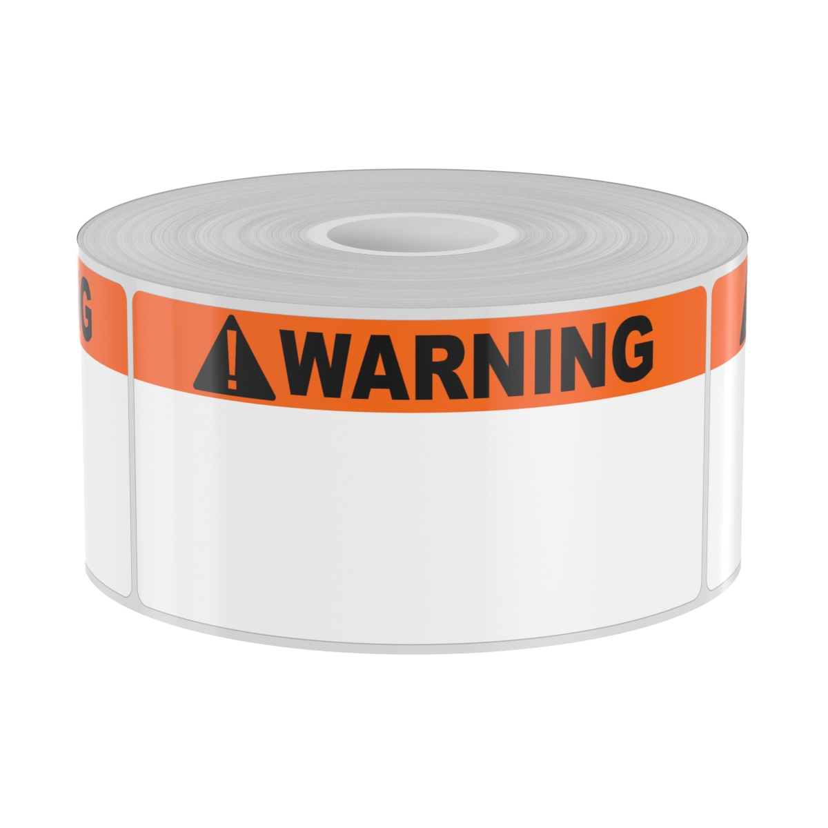 Detail view for 250 2" x 4" High-Performance Orange Band with Black Warning