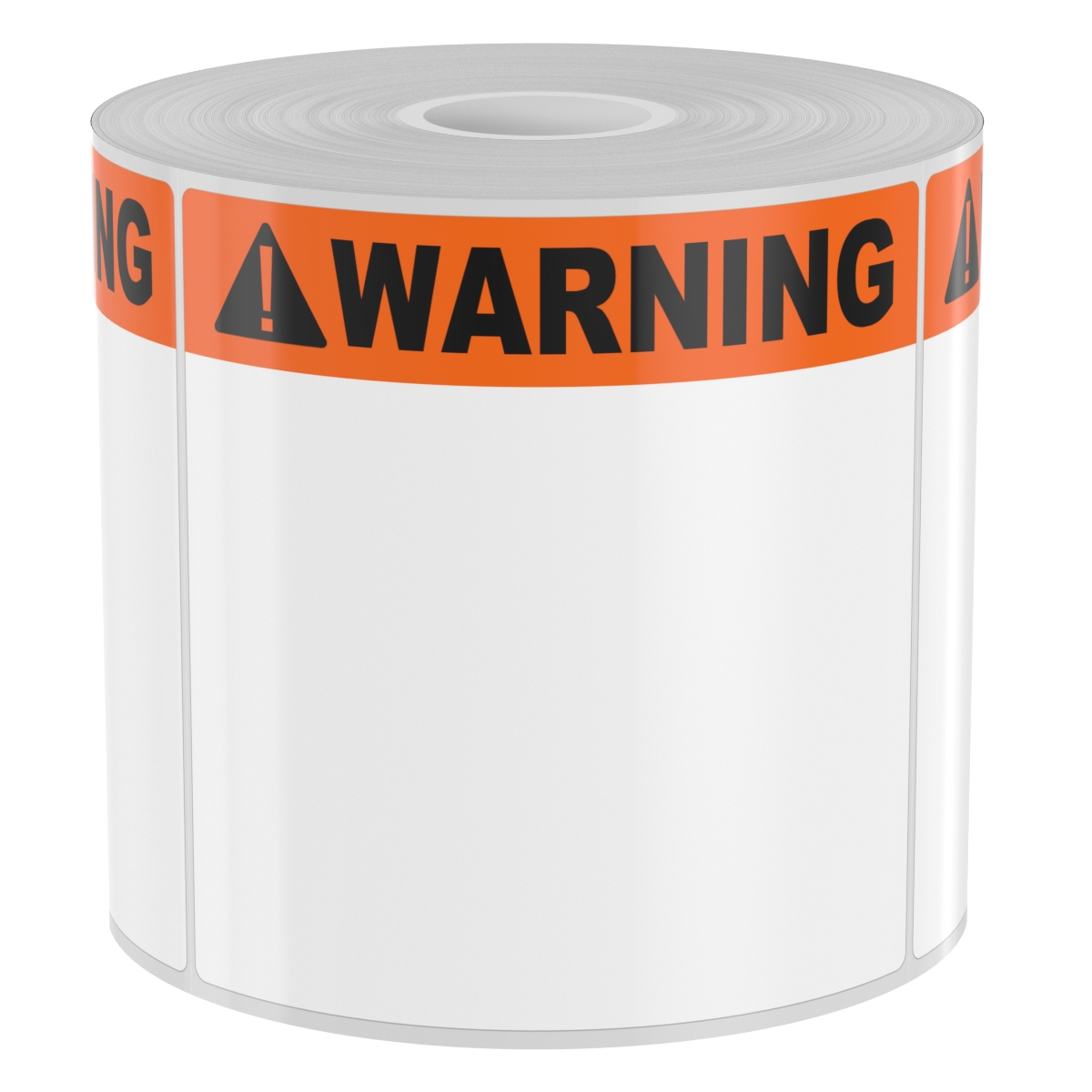 250 4in x 4in High-Performance Orange Band with Black Warning