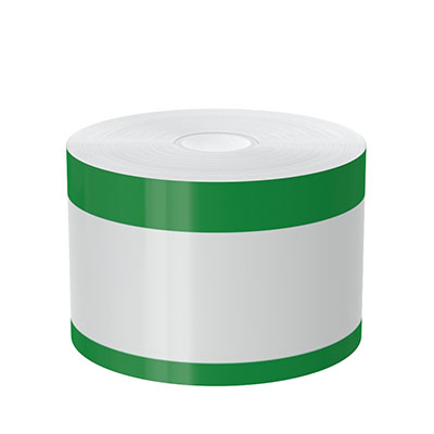 3in x 140ft Peak-Performance Continuous Double Green Stripe