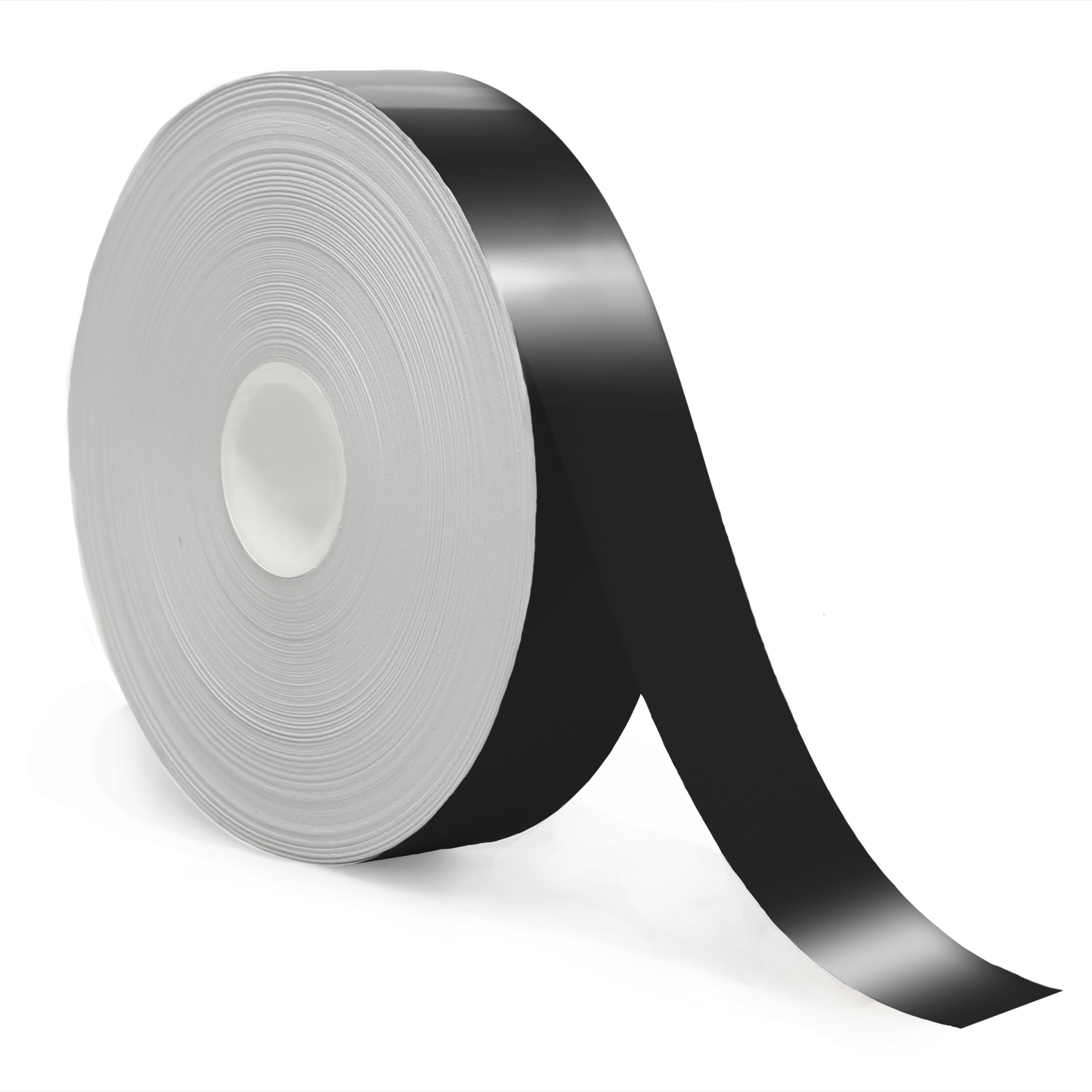 Detail view for 1" x 150ft Black Premium Vinyl Labeling Tape