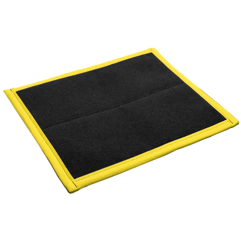 PureTrack Sport Replacement Pad with Yellow Trim. Disinfecting Shoe Mat System.
