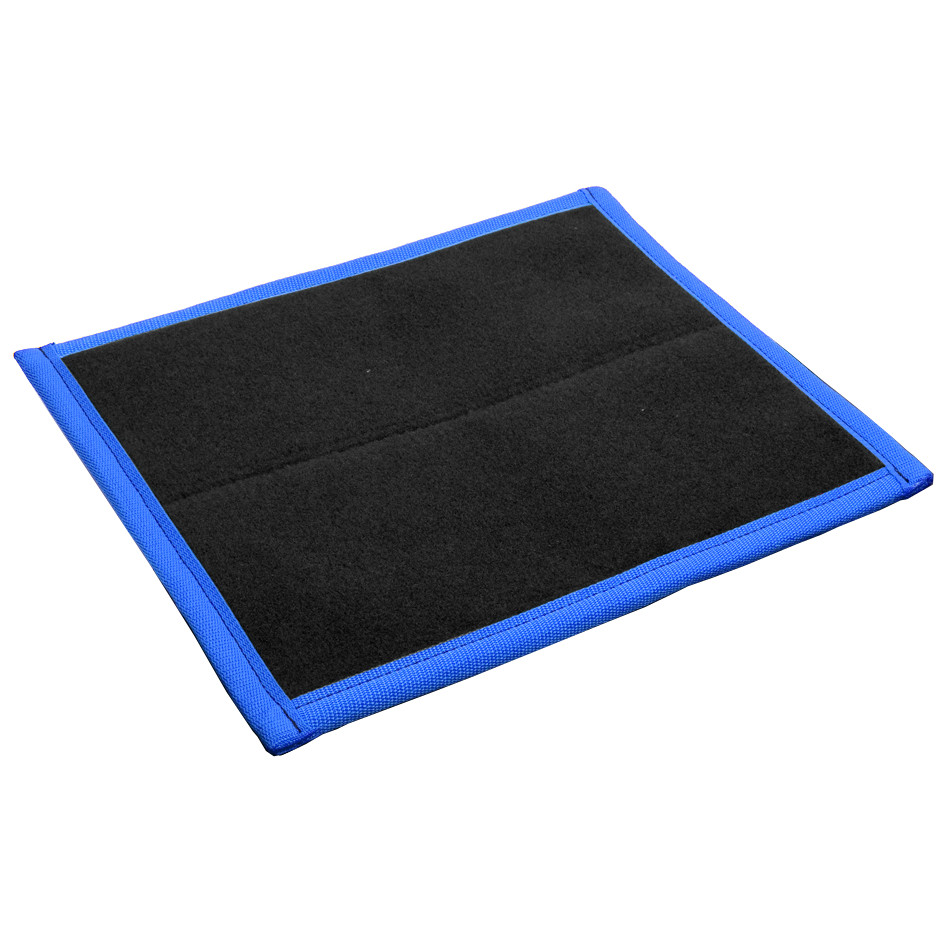 PureTrack Sport Replacement Pad with Blue Trim. Disinfecting Shoe Mat System.