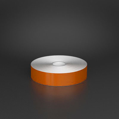 Detail view for 1" x 70ft Bright Orange Premium Vinyl Labeling Tape