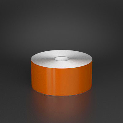 Detail view for 2" x 70ft Bright Orange Premium Vinyl Labeling Tape