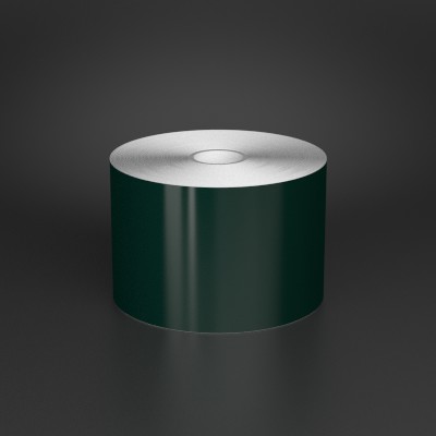 Detail view for 3" x 70ft Forest Green Premium Vinyl Labeling Tape