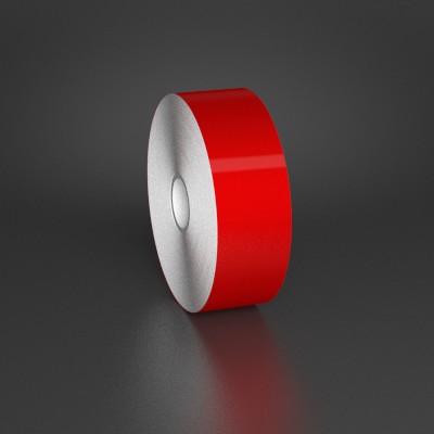 Detail view for 1.5" x 150ft Red Premium Vinyl Labeling Tape