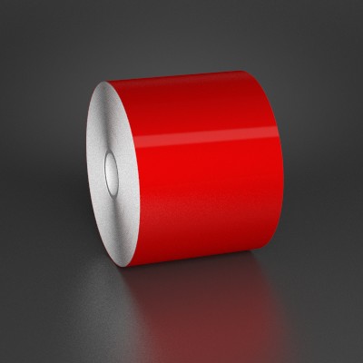 Detail view for 3.5" x 150ft Red Premium Vinyl Labeling Tape