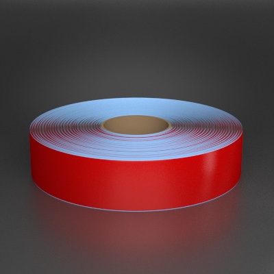 Detail view for Superior Mark� 2" x 100ft Beveled Red Floor Tape