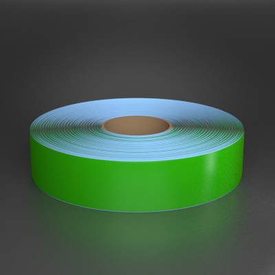 Detail view for Superior Mark� 2" x 100ft Beveled Green Floor Tape